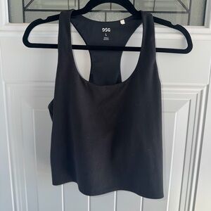 DSG Black Racerback Athletic Tank Top